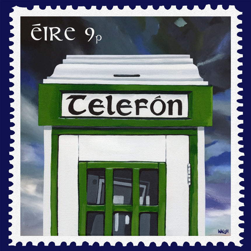 Telephone box 9p Stamp