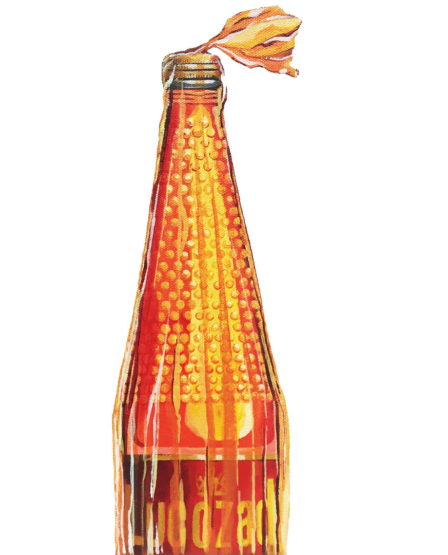 Lucozade c.1970 Artist Orla Walsh