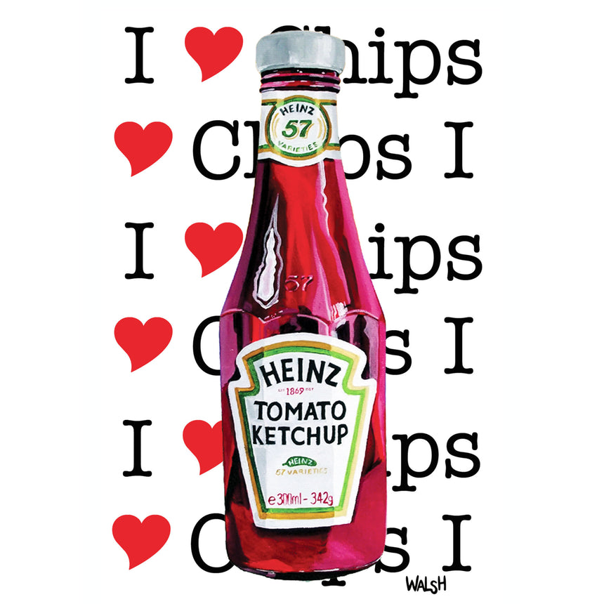 I Love Chips Ketchup